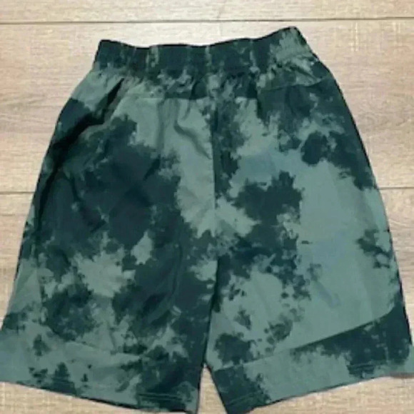 Adidas Board Shorts Green Print Pull On Swimsuit Boys Sz‎ Large 14/16 - Picture 3 of 8